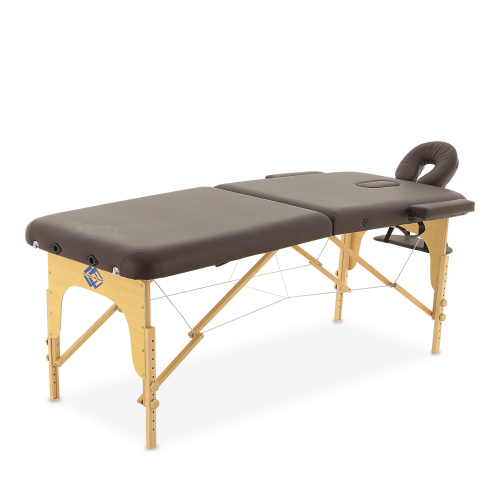 Массажный стол складной деревянный Med-Mos JF-AY01 2-х секционный (МСТ-003Л) фото 2