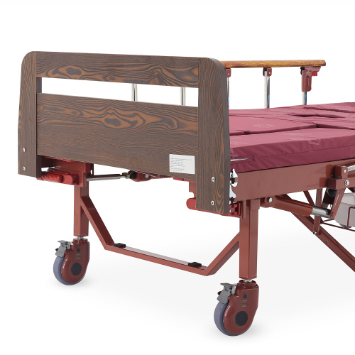 Кровать механическая Med-Mos YG-5 (ММ-5124Д-01) с боковым переворачиванием, туалетным устройством и функцией «кардиокресло» фото 5