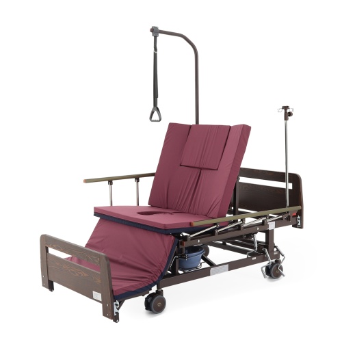 Med-Mos Е-45А Кровать механическая с боковым переворачиванием, туалетным устройством и функцией «кардиокресло» фото 10