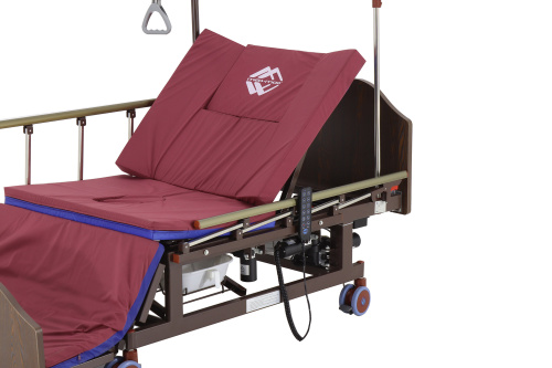 Кровать электрическая Med-Mos DB-11А (МЕ-5228Н-04) ЛДСП Венге с боковым переворачиванием, туалетным устройством и функцией «кардиокресло» фото 7