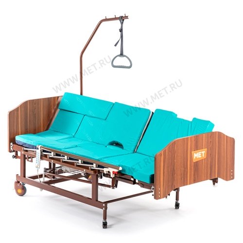 MET REVEL L 17154  Электрическая кровать для лежачих больных с переворотом, туалетом и кардиокреслом фото 3