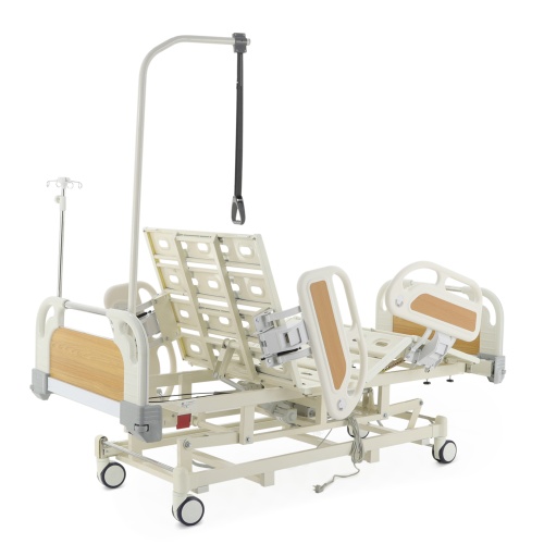 Кровать реанимационная электрическая Med-Mos DB-3 (6 функций) (МE-4039Н-01) с выдвижным ложементом и растоматом CPR+аккумулятор фото 3