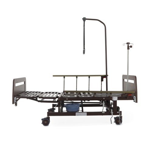 Med-Mos Е-45А Кровать механическая с боковым переворачиванием, туалетным устройством и функцией «кардиокресло» фото 8