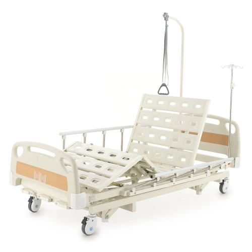 Кровать механическая Med-Mos E-31 (ММ-3014Н-00) (3 функции) с ростоматом и полкой фото 10