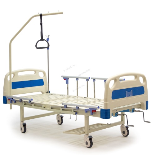 MET NV M20 19784 Функциональная кровать с винтовыми регулировками ложа и четырьмя боковыми ограждениями  фото 2