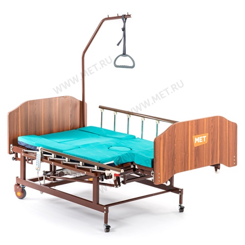 MET REVEL L 17154  Электрическая кровать для лежачих больных с переворотом, туалетом и кардиокреслом фото 2