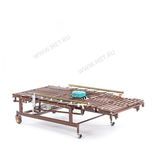 MET REVEL L 17154  Электрическая кровать для лежачих больных с переворотом, туалетом и кардиокреслом фото 8
