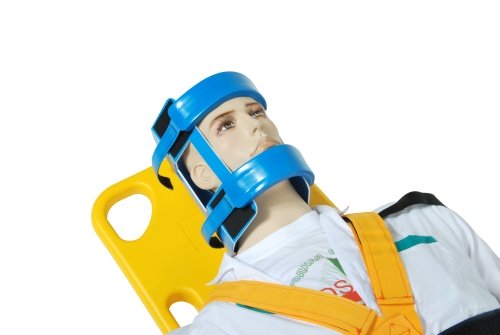 Спинальная доска Med-Mos (YDC-7A3) в комлекте с головным иммобилайзером и "паук" ремнями фото 2