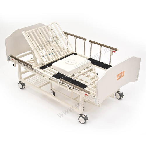 МЕТ INTEGRA 16821 Механическая кровать для лежачих больных с переворотом, туалетом и кардиокреслом фото 2