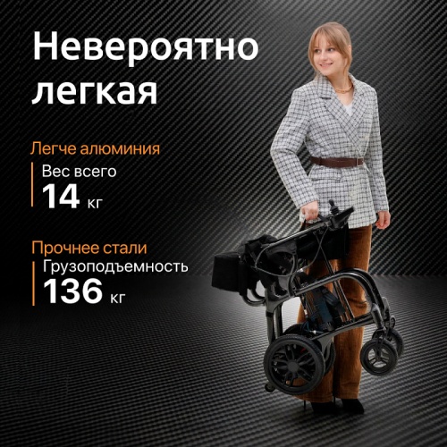 Электрическая коляска Pulse 660 (с электроприводом) фото 15