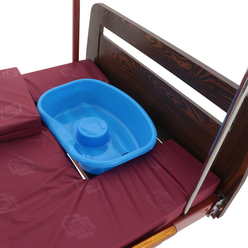 Кровать механическая Med-Mos YG-5 (ММ-5124Д-01) с боковым переворачиванием, туалетным устройством и функцией «кардиокресло» фото 31