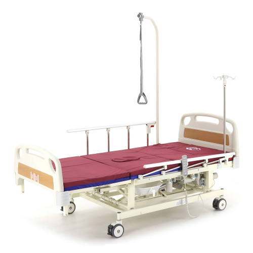 Кровать электрическая Med-Mos DB-11А (МЕ-5218Н-12) с боковым переворачиванием, туалетным устройством и функцией «кардиокресло» и регулировкой высоты фото 10