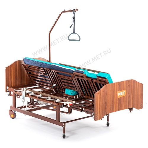MET REVEL L 17154  Электрическая кровать для лежачих больных с переворотом, туалетом и кардиокреслом фото 4