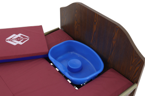 Кровать электрическая Med-Mos DB-11А (МЕ-5228Н-04) ЛДСП Венге с боковым переворачиванием, туалетным устройством и функцией «кардиокресло» фото 14