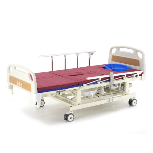 Кровать электрическая Med-Mos DB-11А (МЕ-5218Н-12) с боковым переворачиванием, туалетным устройством и функцией «кардиокресло» и регулировкой высоты фото 9
