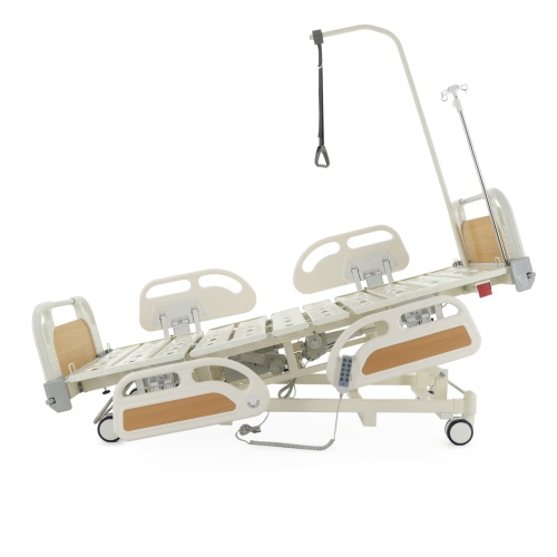 Кровать реанимационная электрическая Med-Mos DB-3 (6 функций) (МE-4039Н-01) с выдвижным ложементом и растоматом CPR+аккумулятор фото 11