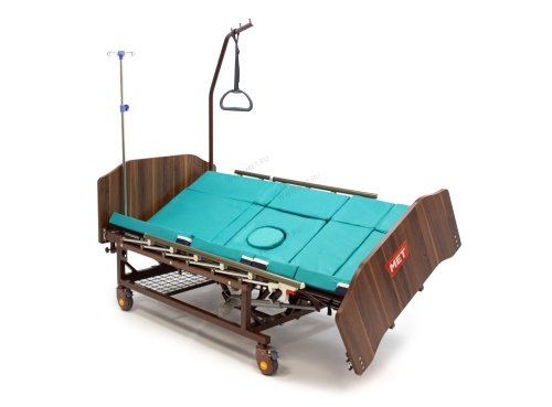 MET EVA 17134 Электрическая кровать для лежачих больных с переворотом, туалетом и кардиокреслом фото 18