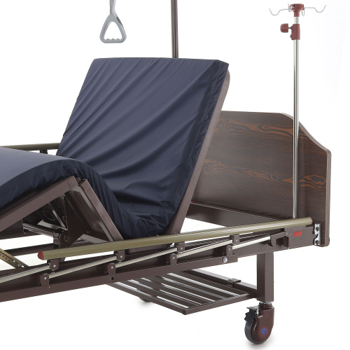 Кровать механическая Med-Mos Е-8 (MM-2024Н-02/13) (2 функции) ЛДСП с полкой и обеденным столиком фото 11