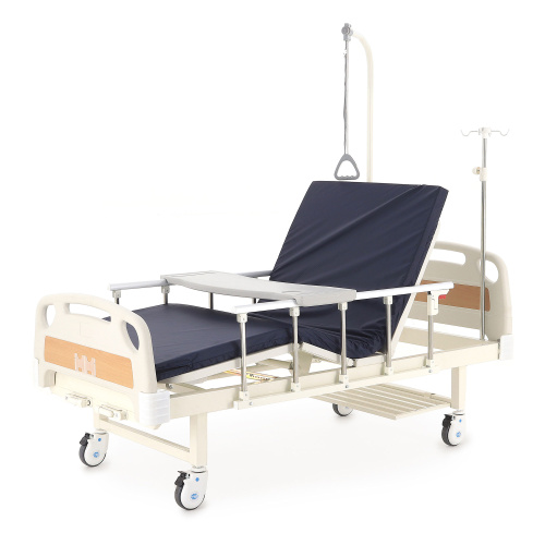 Кровать механическая Med-Mos Е-8 (MM-2014Д-09) (2 функции) с полкой фото 12