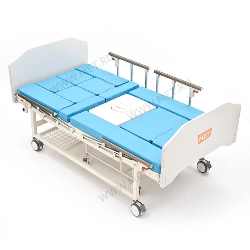 МЕТ INTEGRA 16821 Механическая кровать для лежачих больных с переворотом, туалетом и кардиокреслом фото 11