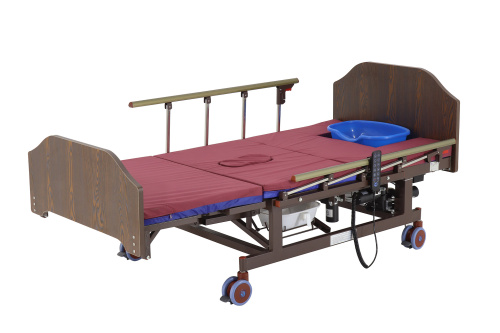 Кровать электрическая Med-Mos DB-11А (МЕ-5228Н-04) ЛДСП Венге с боковым переворачиванием, туалетным устройством и функцией «кардиокресло» фото 10