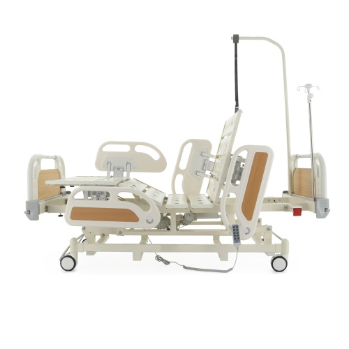 Кровать реанимационная электрическая Med-Mos DB-3 (6 функций) (МE-4039Н-01) с выдвижным ложементом и растоматом CPR+аккумулятор фото 7