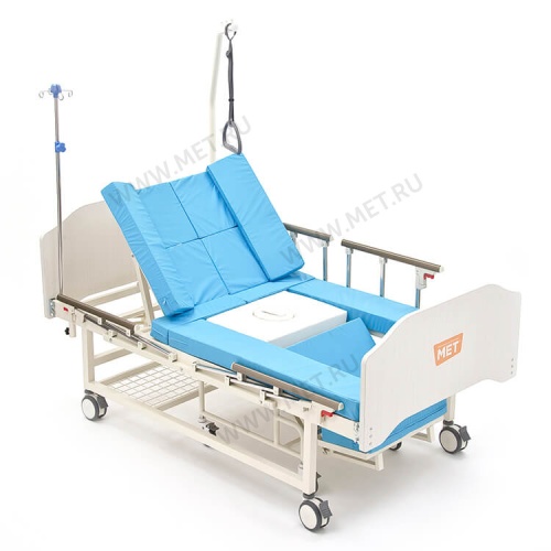 МЕТ INTEGRA 16821 Механическая кровать для лежачих больных с переворотом, туалетом и кардиокреслом фото 14
