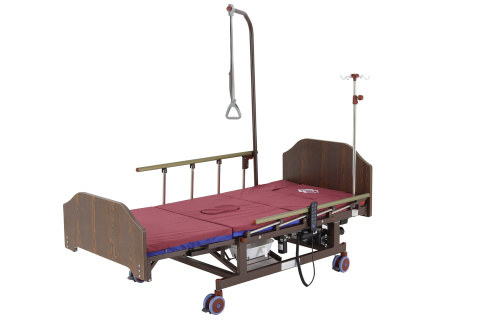 Кровать электрическая Med-Mos DB-11А (МЕ-5228Н-04) ЛДСП Венге с боковым переворачиванием, туалетным устройством и функцией «кардиокресло» фото 9