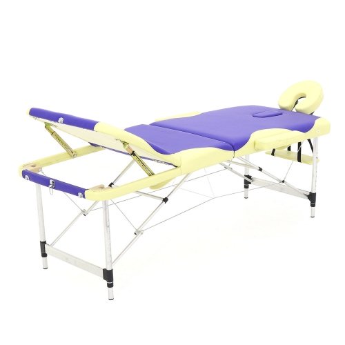 Массажный стол складной алюминиевый Med-Mos JFAL01A М/К (3-х секционный) (МСТ-102Л) фото 2