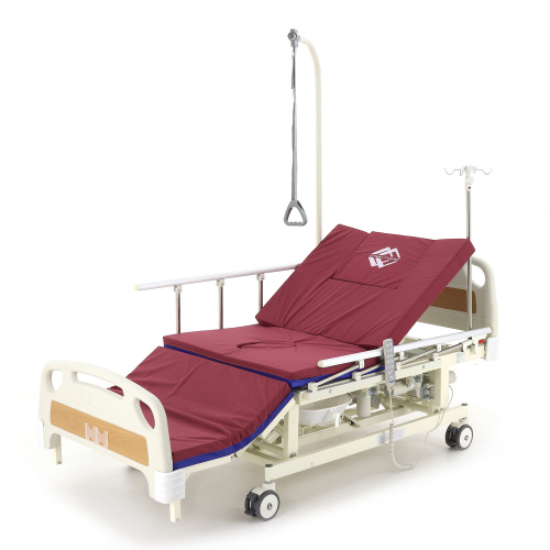 Кровать электрическая Med-Mos DB-11А (МЕ-5218Н-12) с боковым переворачиванием, туалетным устройством и функцией «кардиокресло» и регулировкой высоты фото 2