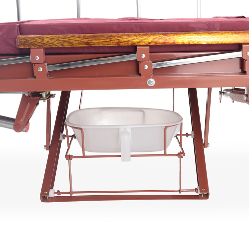 Кровать механическая Med-Mos YG-5 (ММ-5124Д-01) с боковым переворачиванием, туалетным устройством и функцией «кардиокресло» фото 8